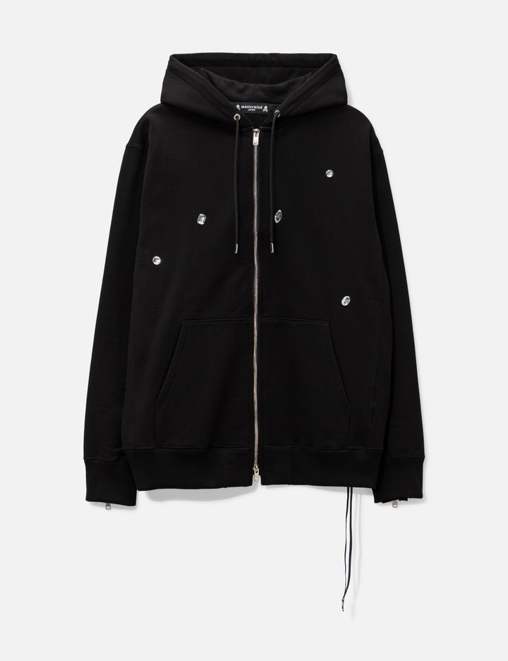 Jewel Skull Zip-up Hoodie