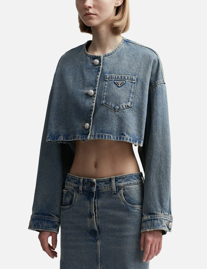 Denim Blouson Jacket