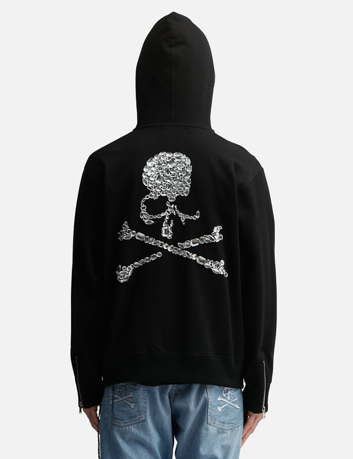 Jewel Skull Zip-up Hoodie