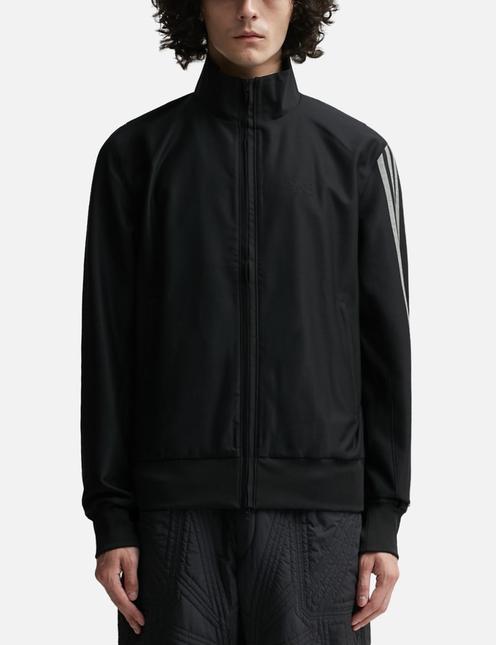 Y-3 3-STRIPES REFINED WOOL TRACK TOP