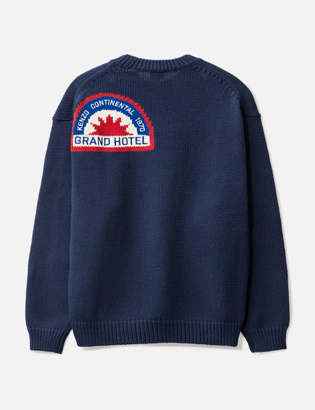 'Kenzo Travel' Hand Embroidered Jumper