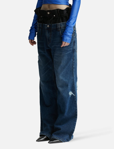 Celina String Double Waist Jeans