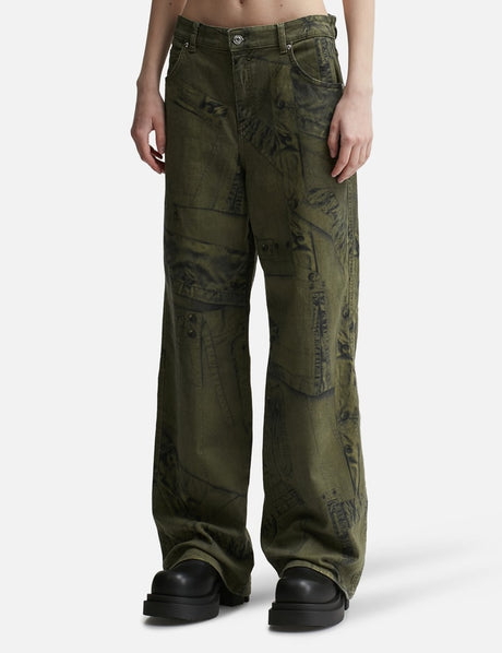 Boy Fit Pants with Cargo-Patch Print