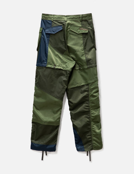 Detachable Patchwork Cargo Pants