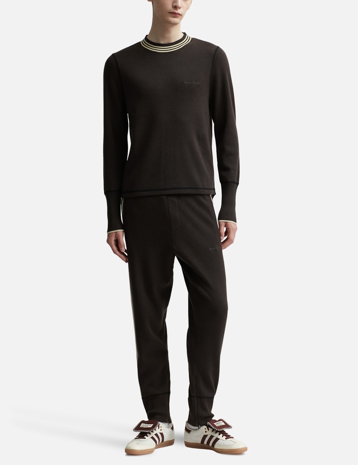 Wales Bonner Statement Knit Joggers