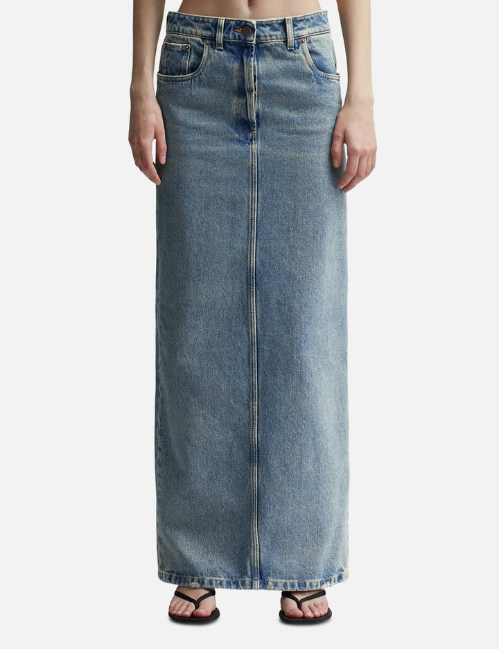 Denim Maxi Skirt