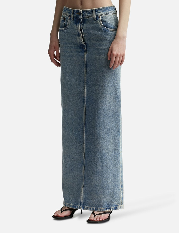 Denim Maxi Skirt