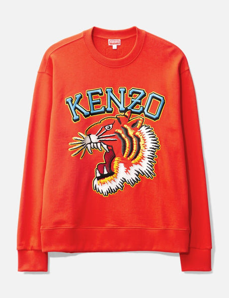 Varsity Jungle Tiger Embroidered Sweatshirt