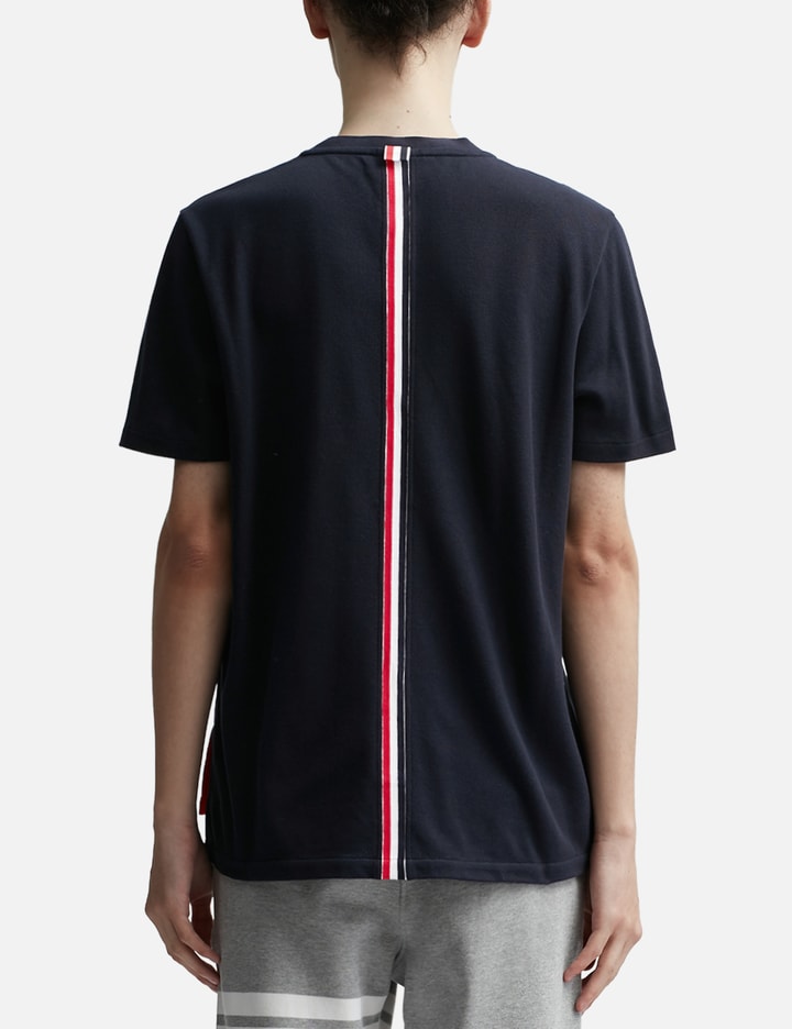 Center Back Stripe Piqué T-shirt