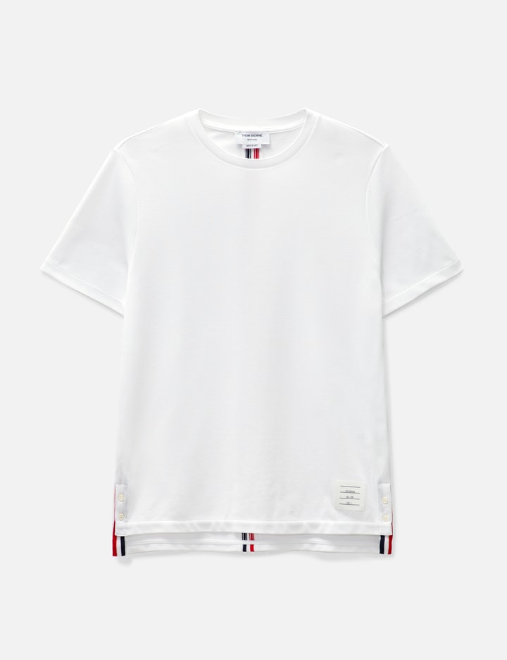 Center Back Stripe Piqué T-shirt