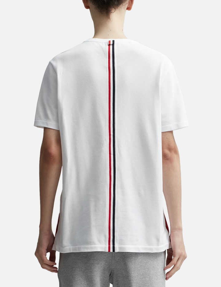 Center Back Stripe Piqué T-shirt