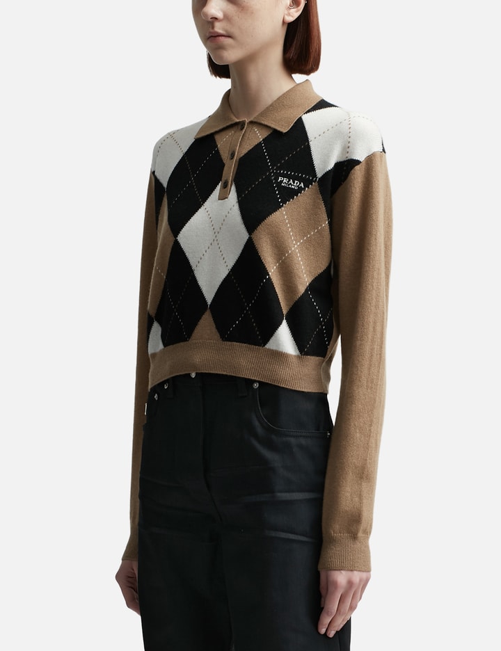 Maglieria Cashmere Argyle Sweater