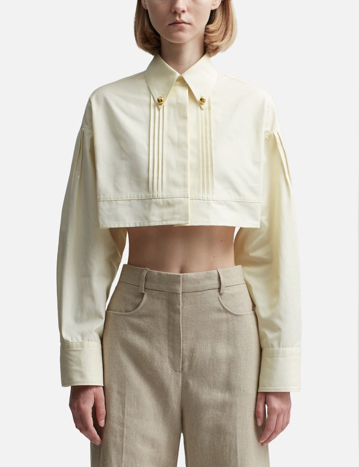 Cropped Poplin Jacket