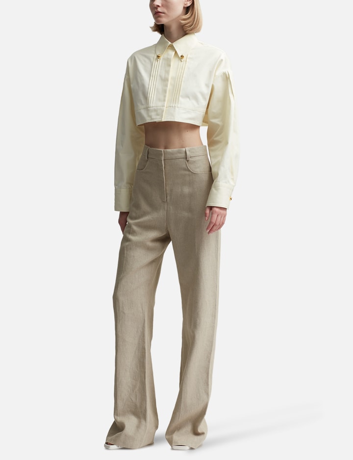 Cropped Poplin Jacket