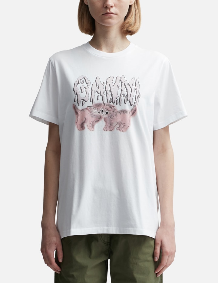 White Relaxed Cats T-Shirt